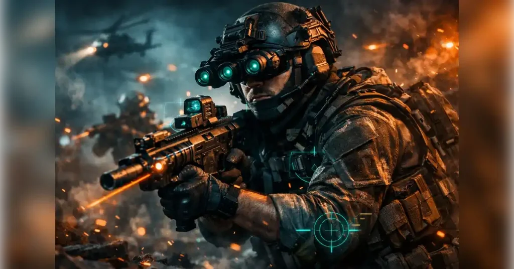 Black Ops 7 immersive FPS visuals highlighting modern warfare gameplay