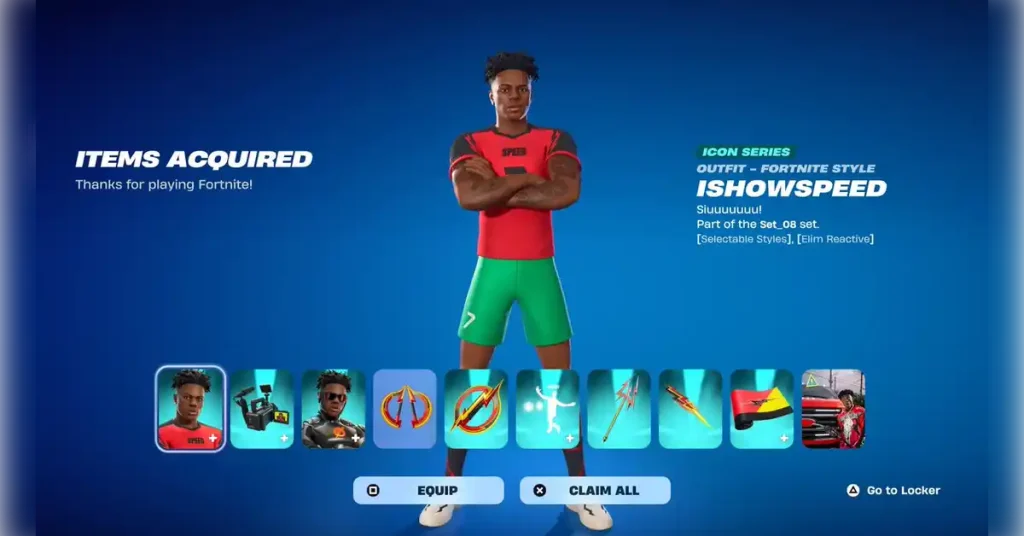 IShowSpeed Fortnite Skin