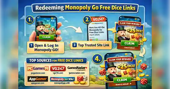 Monopoly Go Free Dice Links Today